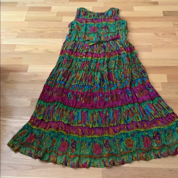 VTG 🐠 🐚 Colorful Fish dress Vibrant STUNNING - Picture 13 of 16